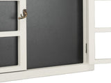 Hanging Chalkboard Sign Wooden Erasable Window Frame Shaped Hanging Message Board for Coffee Shop V1294-YM0901-3115250098512