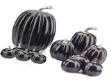 14pcs Artificial Pumpkin Black Foam Creative Lightweight Reusable Decorative Pumpkin for Ornament V1294-YM0901-3115240082011