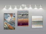 LED 8 Light Track Lighting Fixture Flexible, Adjustable Ceiling Spot Light with GU10 Track Light V1171-CX-SL8USGU10S