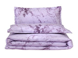 Purple Marble Whisper Comforter Quilted Doona Set V745-AB01181AJ3