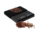 Mini Coffee Scale with Timer, 2kg/0.1g Accurate 3 Modes Type-C Rechargeable Portable Digital Scale V1263-JX-2444