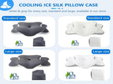 Ergonomic Cervical Neck Support Pillow, Memory Foam Contour Bed Pillow for Side Sleepers and Neck V1189-LC-AMZ-00274