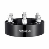 2" 6"x5.5" Wheel Spacers Wheel Adapters 6 Lug Forged Spacer 4 PCS Black V952-LSSFLP2YC6X5L87F5V0