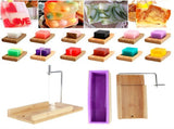 Purple Multifunction DIY Adjustable Hand Made Soap Cutter Mold Wire Cutting Machine V1294-YM0901-3112200118912