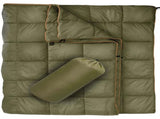 Military Green Compact Lightweight Quilted Blanket - Soft, Warm, and Portable for Outdoor Adventures V888-ELOSUNG16613