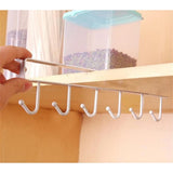 Kitchen Storage Rack Cupboard Hanging Hook Hanger Chest Storage Organizer Holder V1366-AZ2-W-24468