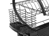 Dish Drying Rack 2 Tier Iron Space Saving Large Capacity Dish Dryer Storage Rack Organizer for V1294-YM0901-3118240239611