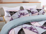 Stripe Madeira Dahlia Quilt / Doona / Duvet Cover set V745-AQ080764E3