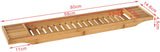Bamboo Bath Caddy, Tray,Organiser Natural V178-85048
