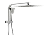 12" Rain Shower Head Set with 3-Mode Handheld Brass High Pressure WELS Chrome SHOWER-B-B2-SQ-12-SI