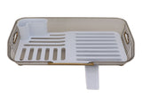 Dish Drying Rack Multifunctional PP Space Saving Clean Hygienic Dish Drainer for Kitchen Sink V1294-YM0710-3118230289011
