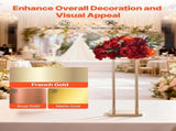 Wedding Flower Stand, 10PCS 60cm Column Flower Stand, Floral Stands with Metal Laminate, Cylindrical V952-HLHJLFT10J60MT7YR001V0