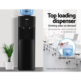 Devanti Water Cooler Dispenser Stand 22L Bottle Black WD-5212-22BP-BK
