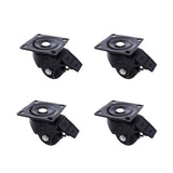 2.5 Inch Heavy Duty Nylon Castor Wheels Set 4 with Brake V63-954981