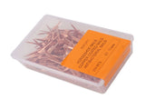 250Pcs Horseshoe Nails Copper Plated Rustproof Equestrian Riding Equipment Pet Supplies 51mm E5 V1294-YM0706-3111230194813