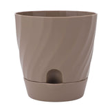 6pcs Plastic Flower Poting Plant Container Lightweight Plastic Planter for Home Balcony V1294-YM0901-3111240201713