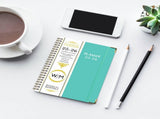 Summer Deal Yxwen 25.7-26.6 Years English Notepad A5 2025.7 to 2026.6 Weekly Monthly V1189-LWWAL-20260325-02125