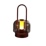 Brown Portable Rechargeable LED Lantern - Touch Control, Adjustable Brightness, USB Charging V888-ELOSUNG13987