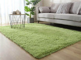 1X Grass Green Stylish Soft Shaggy Velvet for Living Room/Bedroom Children Area Rugs V1366-AZ2-W-20651
