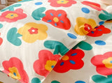 Home Bed Set 4pcs Thickened Brushed Simple Style Breathable Skin Friendly Cotton Bedding Comforter V1294-YM0716-3117220174433