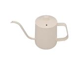 Small Pour Over Coffee Kettle, Stainless Steel, Precisely Controlled Gooseneck Spout, White, 600ml V1263-JX-2997