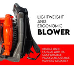 Petrol Leaf Blower 2 Stroke 42.7cc Backpack Commercial 540km/H V379-LEAFBLOW427001