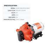 SEAFLO 70PSI Deck Washdown Pump Kit for Boat Caravan Yacht Wash Pump 12V 5GPM V201-SFLO0012OR8AU