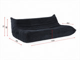Flutto 2 Seater LOUNGE CHAIR V1158-ZE579-MYJJL12-16-BK