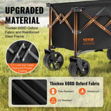 VEVOR Collapsible Folding, 113 L Beach Cart with All-Terrain Wheels, Heavy Duty Folding V952-ZDHYBXSSTCHSYD6HOV0
