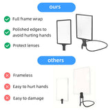 LED 5X Magnifying Glass with Light, Type-C Charging with Three Brightness Levels, Full Frame V1232-FDJ-5PS-001