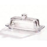 Glass Butter Dish with Lid Rectangular Multifunction Airtight Covered Butter Tray Dishwasher Safe V1294-YM0901-3118260019612