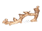 Decorative Hook Golden Bird Branch Shape Three Dimensional Wall Mounted Home Decoration V1294-YM0523-3117210199812