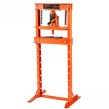 12-Ton Hydraulic Heavy Duty Floor Shop Press H-Frame Straightening Metal Garages V465-82024