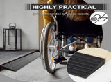 2 Pcs 0.7" Rise Threshold Ramps for Doorways Self Adhesive Ramps for Door Adjustable Cuttable V1258-DP02-C-2844