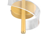 18W Spiral Modern LED Indoor Wall Sconce Lighting Acrylic Indoor LED Wall Lamp Bedside Lamp Wavy V1294-YM0901-3119230188911