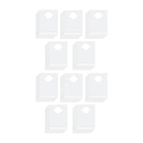 100 Pieces Adult Bibs Disposable Dining Clothing Protectors PE Waterproof Material for Elderly Men V1369-AZ3-W-18860