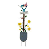Colour Spade Garden Stake / Wall Decoration 95cm V637-71305SPD