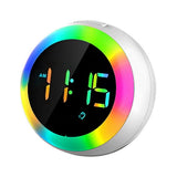 Kids AlarmDual Alarm Setting,Adjustable Brightness Night Light,Voice-Activated, Wake-Up Alarm V1369-AZ3-W-11603