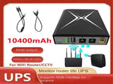 10400MAh DC UPS Uninterrupted Supply Router 9V 12V 18W Battery Backup Mini UPS USB Wifi Router for V1192-AZ-W-28629
