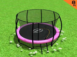 Kahuna Trampoline 8 ft Outdoor Spring - Pink TRA-KAH-08-PK