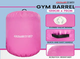 Powertrain Inflatable Air Barrel Exercise Roller 120cm x 75cm - Pink IFR-1275-PK