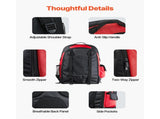 25.2L Welding Backpack 1680D Polyester Welder Backpack for Tool and Helmet V952-PJHJBBBDLHJB61PCB001V0