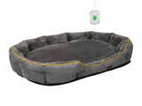 PaWz Electric Pet Heater Bed Heated L Grey Large PT1136-L-GY_NZ