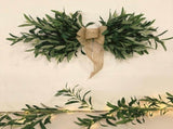 24" Floral Swag, Greenery Swag, Artificial Flower Swag, Spring Floral Swag with Green Leaves V1369-AZ3-W-20327
