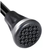 Adjustable Black Walking Stick with Folding Design and Shock Absorbing Tip LSB-69052