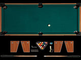 Kids Mini Billiard Table Game Toy Wooden Snooker Pool Home Fun Birthday Gift V63-826721