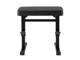 Alpha Piano Bench Adjustable Seat Heavy Duty H-Shape Piano Stool Black PSTOL-E-HS43-BK