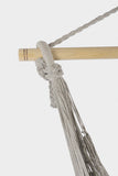 Fringed Cotton Rope Mexican Hammock Swing from Mexico in Dream Sands V97-CHSCHDS