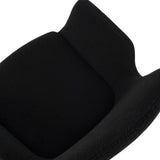 Charcoal Embrace Boucle teddy Sherpa Fabric Armchair Set V264-DNC-420V-CHL-02-1