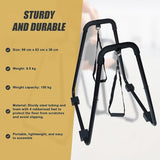 Heavy Duty Parallette Bars Push Up & Core Strength Training Stands for Home Gym V63-824011